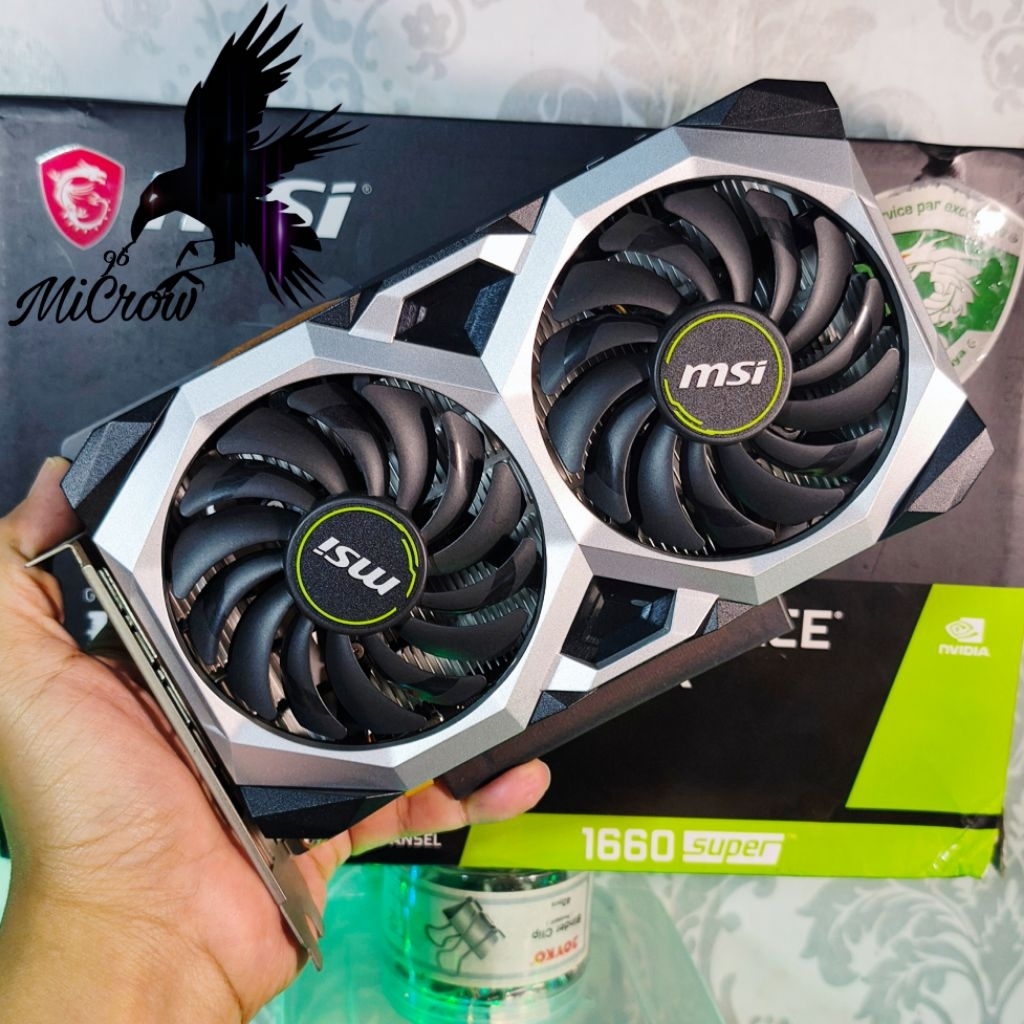 VGA Nvdia GTX 1660 Super 6gb 192bit DDR6 bisa libas gaming GTA render editing dll #tag gtx 1650 1660