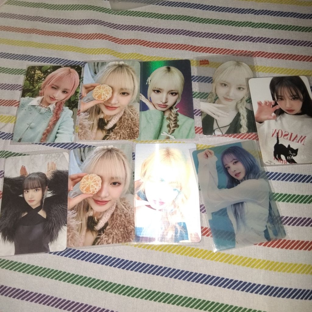 Ive photocard Liz jeruk withmuu papajohns japan gaeul pob empathy selca benefit photocard pc ive won