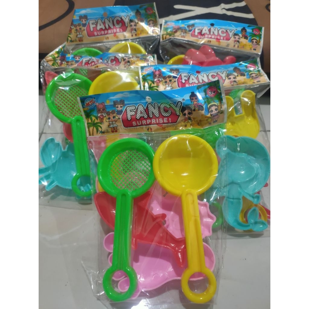 MAINAN CETAKAN PASIR ANAK LUCU WARNA WARNI