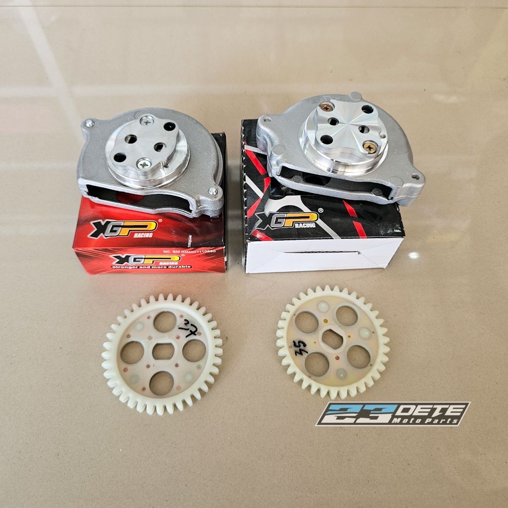 pompa oli XGP model satria fu Gen 1 & Gen 2 PNP CB GL MP Tiger & Gigi teflon 35T 37T