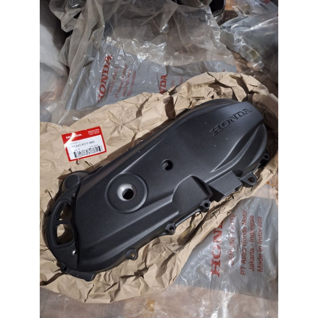 Cover L crankcase bak kiri CVT Honda beat bit karbu original ahm honda 11341-KVY-960