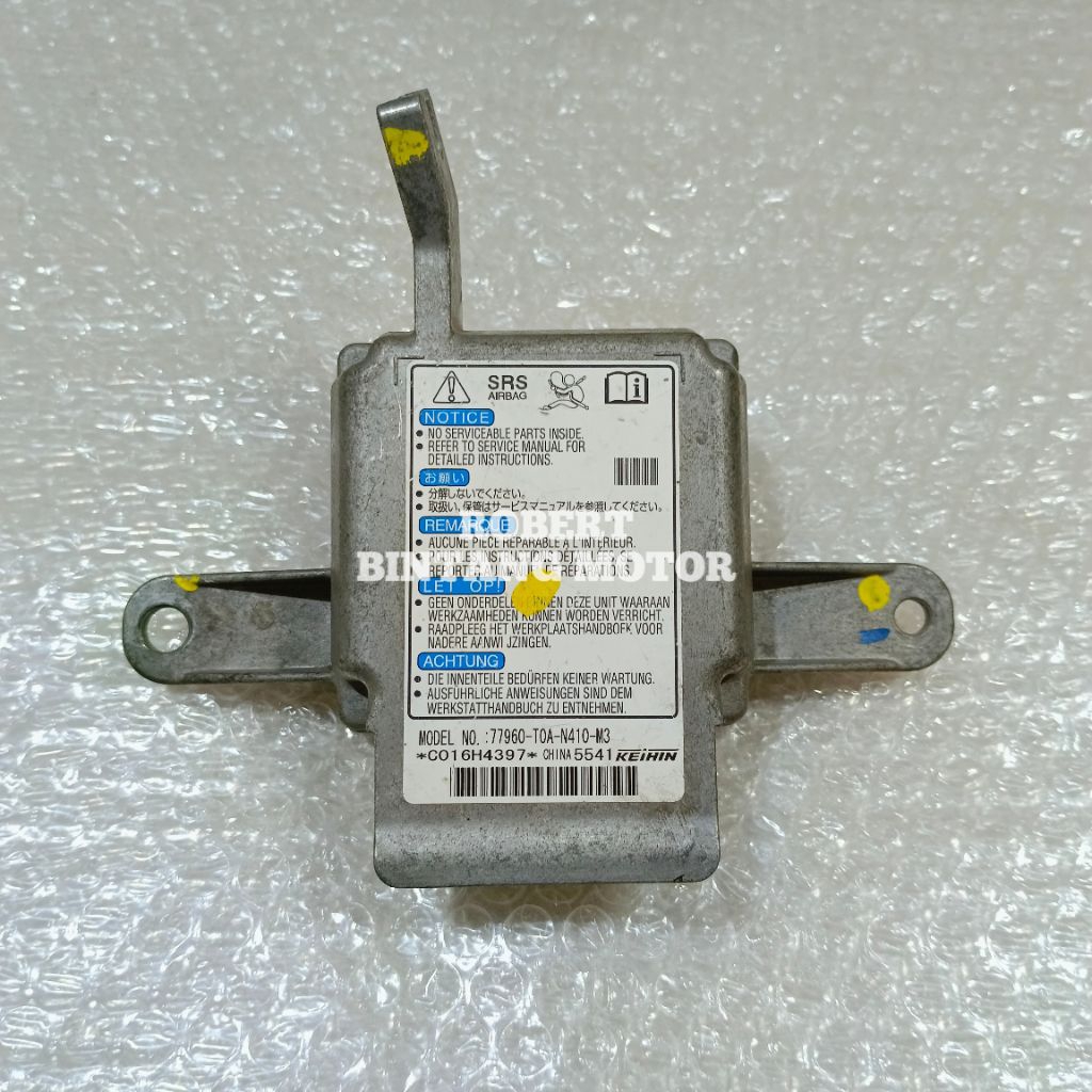 Modul SRS Airbag Aktif Honda CRV Gen 4 77960-TOA-N410-M3 ORIGINAL