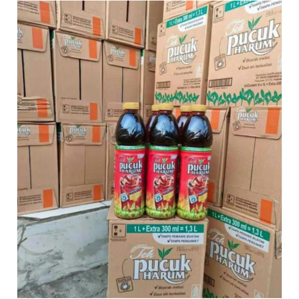 Teh Pucuk Harum 1 Liter + 300 Ml