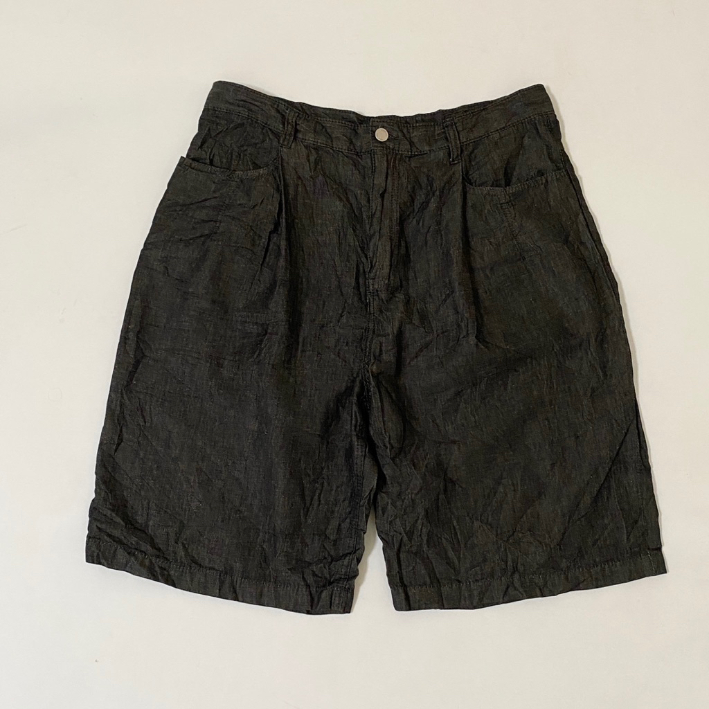 jorts draw fit black wash