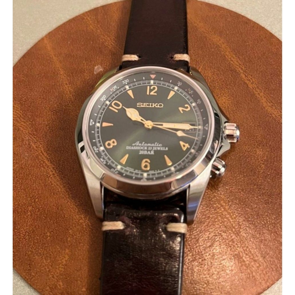 Rare Seiko Alpinist SARB017 Green Dial Discontinued Item