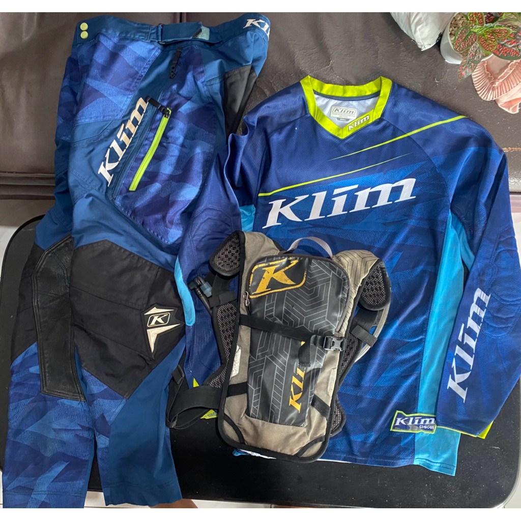 jersey set klim dakar & klim quenpack hydrobag
