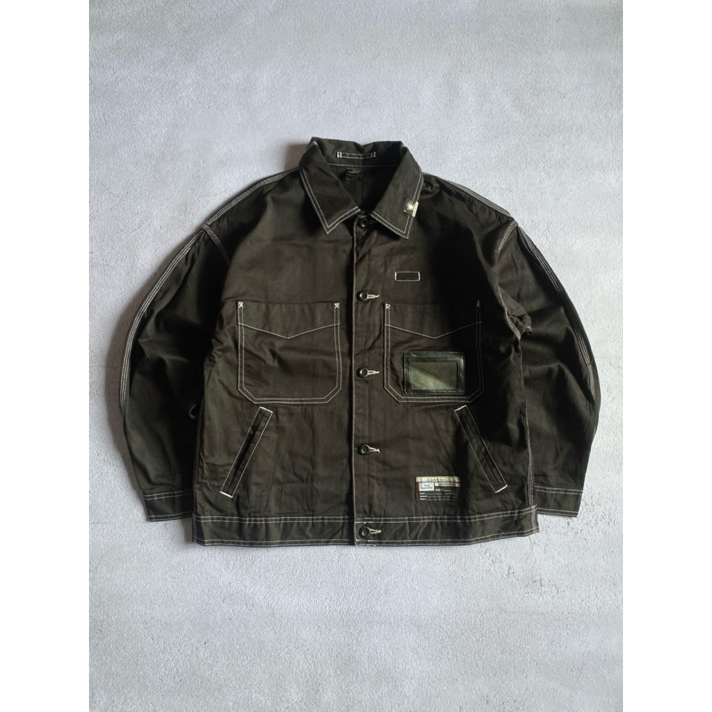 WORK JACKET GU X MAISON MIHARAYASUHIRO BLACK