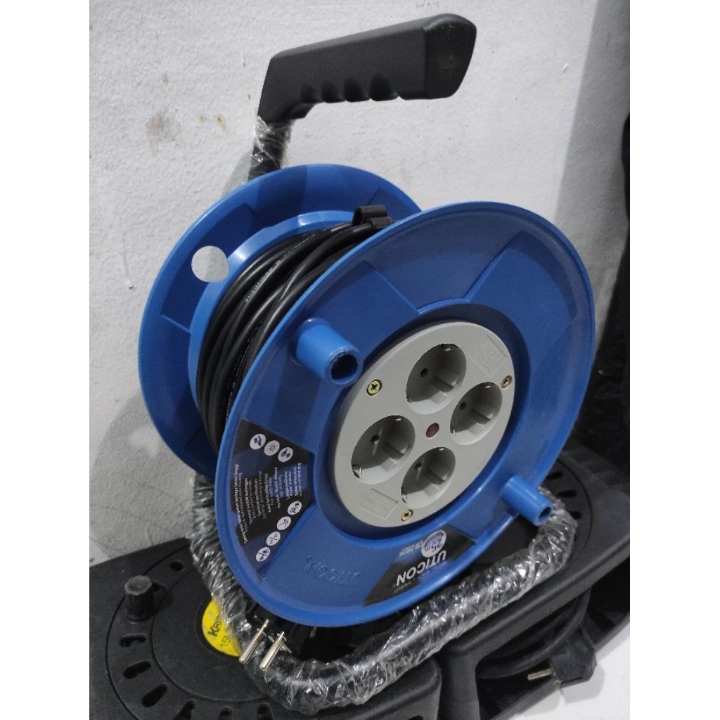 Krisbow Kabel Roll 15 25 Meter Uticonn Colokan Listrik