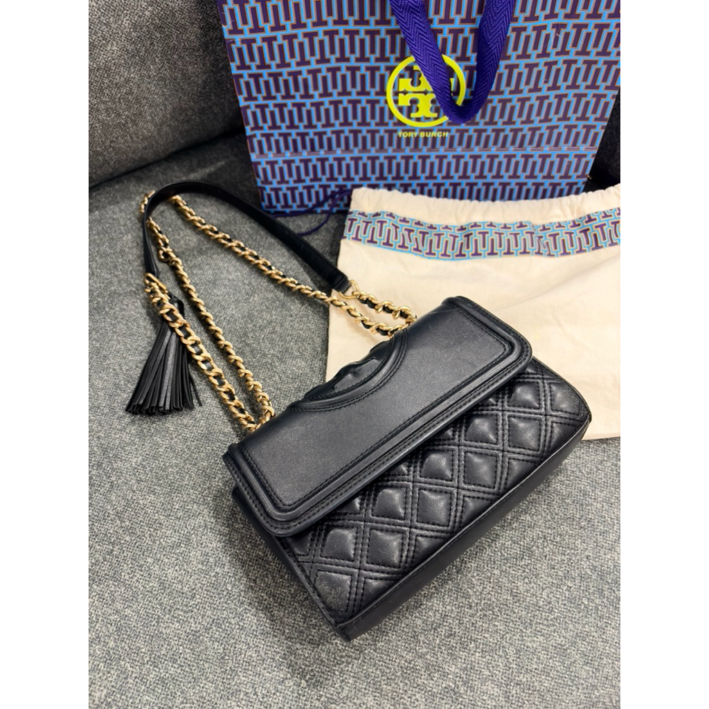 Original Tory burch small fleming black