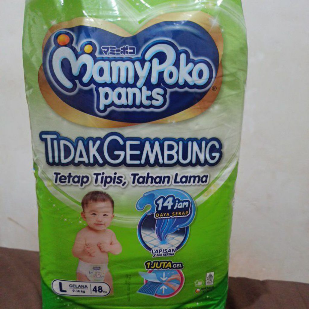 new - mamypoko mamy poko xtra kering slim tidak gembung L48