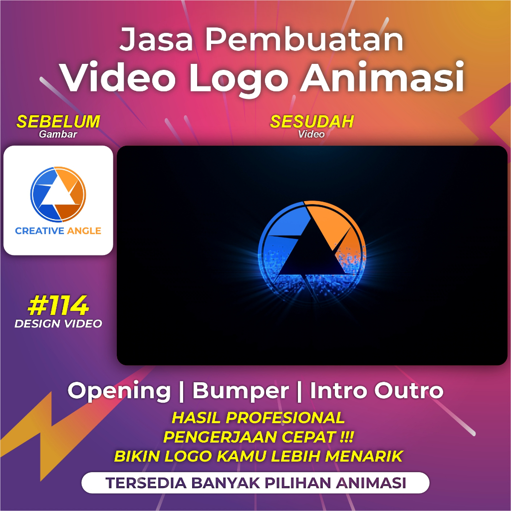 Jasa Animasi Logo Profesional