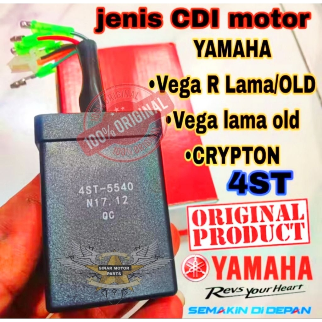 Cdi yamaha original 4ST, Cripton, Vega Lama old, Vega R lama, yamaha ygp