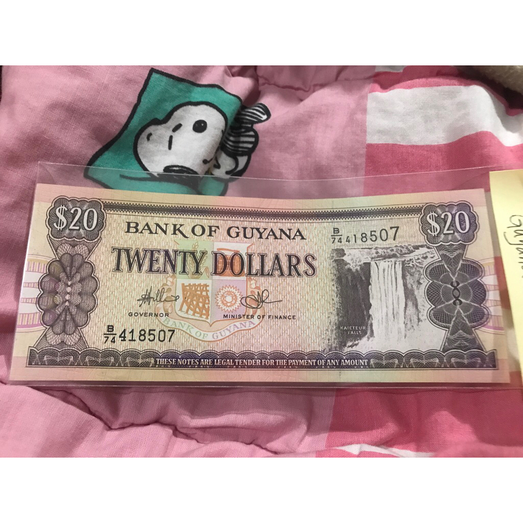 UANG KUNO GUYANA GUYANESE AFRIKA AFRICA NOTES UANG KERTAS