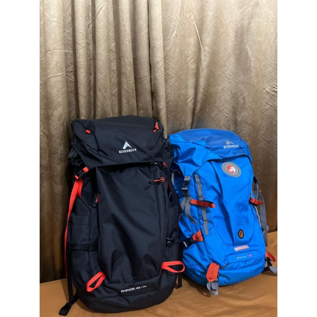 preloved carrier rhinos 45L warna biru
