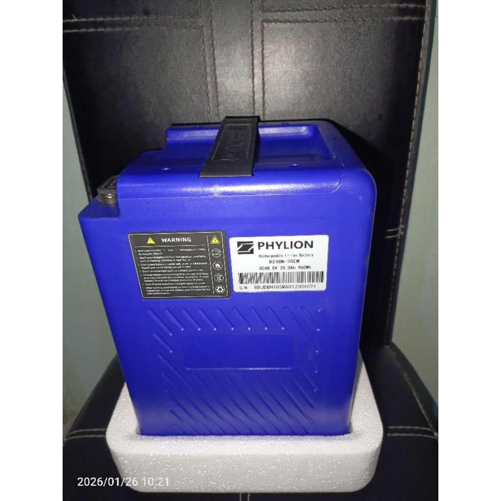 Phylion 48v 20ah Lithium ion model berdiri
