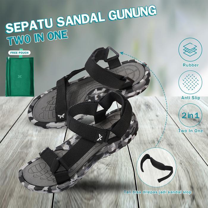 Eiger Sport - Sepatu Sandal Gunung Ringan Anti Slip Mountain Sandals Hiking Travelling