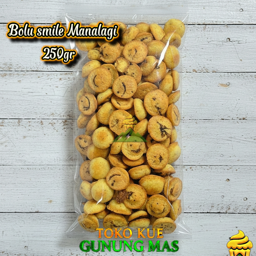 Bolu Manalagi 250 gr |Bolu Kering Smile Bagelen Enak Kiloan Murah