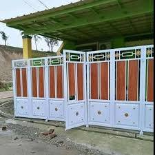 Pagar rumah GRC Lipat Minimalis Modern