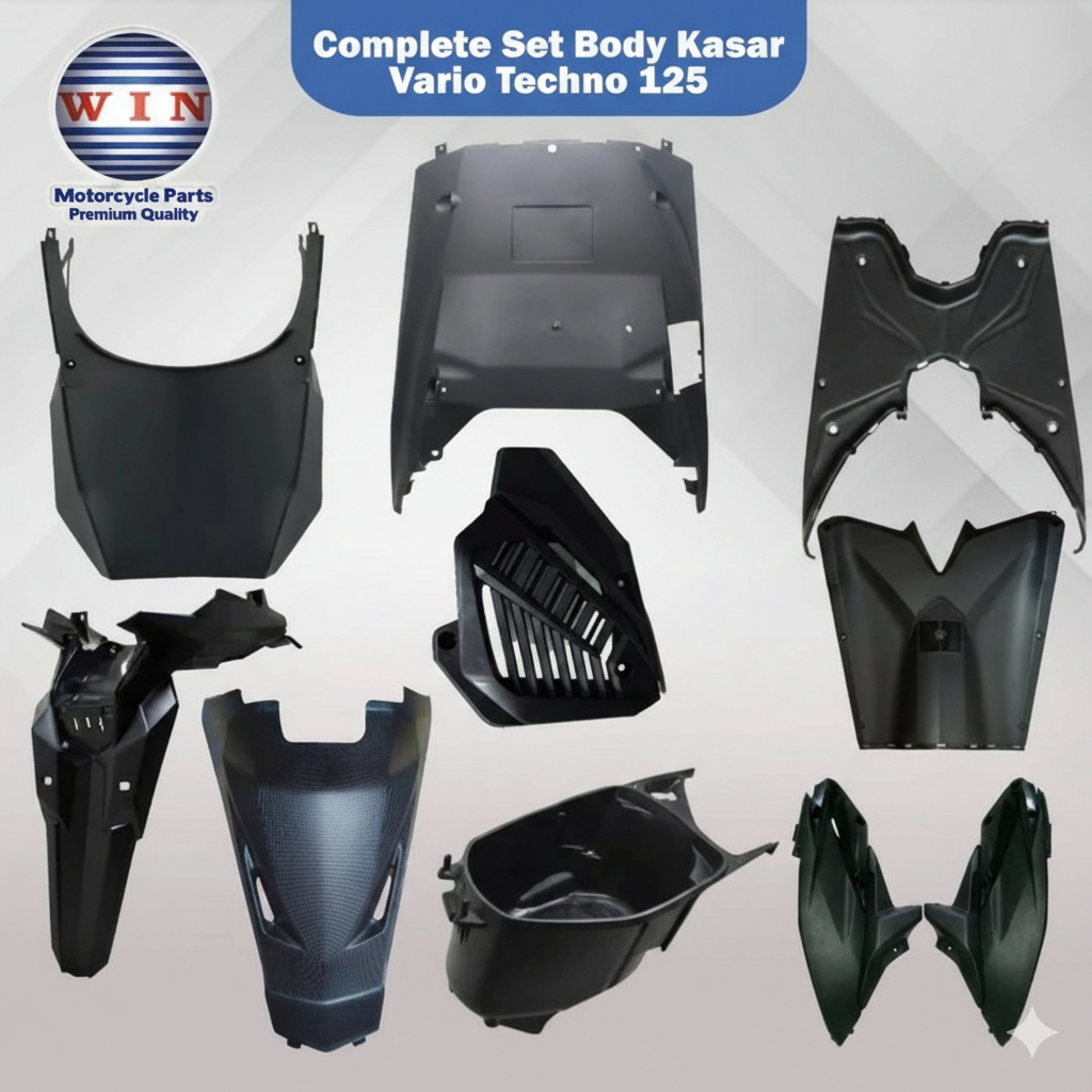 WIN - Body Kasar Vario Techno 125 2011 2012 2013 2014 | full complete set motor bodi honda tekno pgm