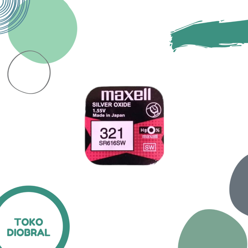 Baterai Maxell SR 616 SW 321 SR616 1,55V