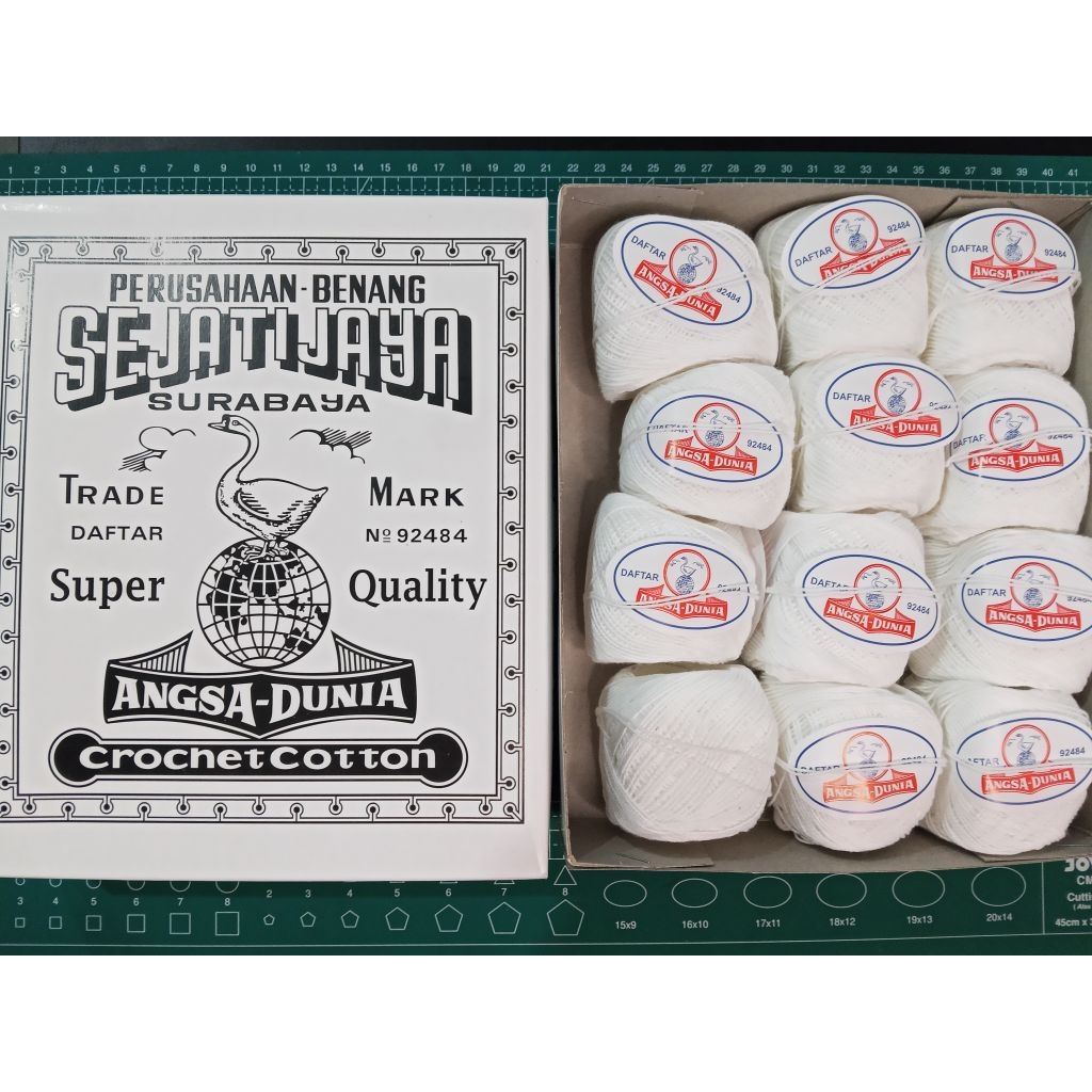 benang Godam angsa dunia, satuan