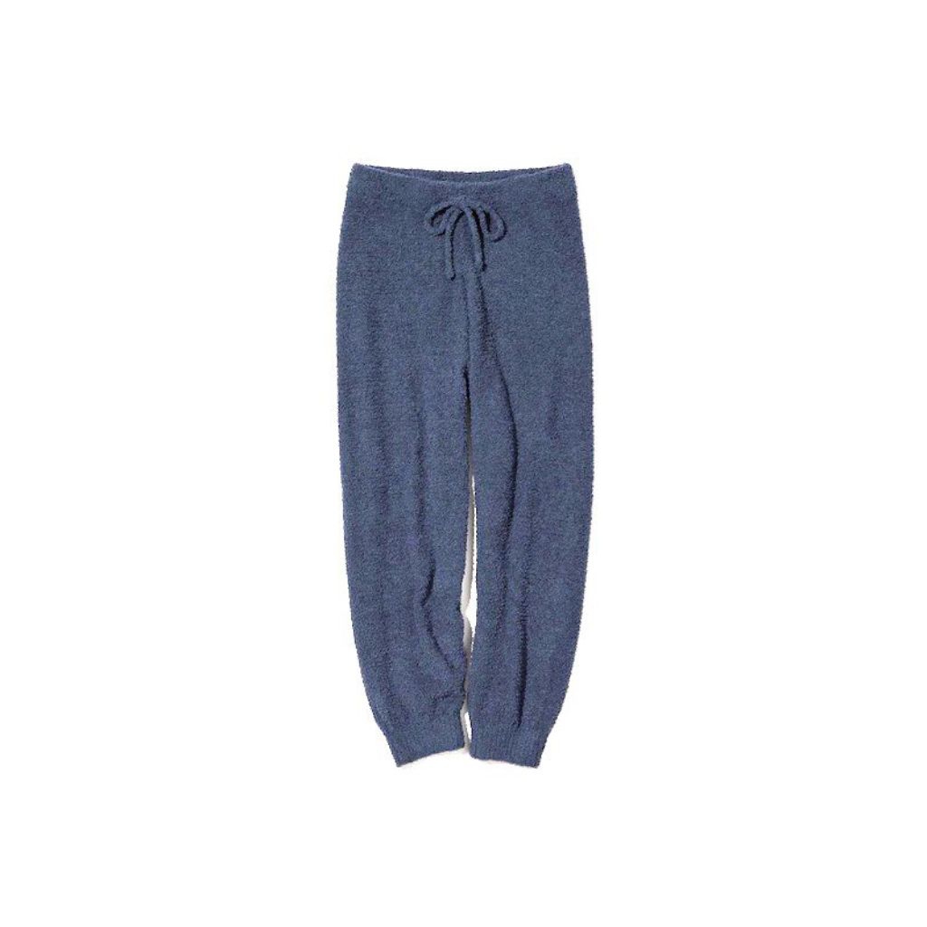 Uniqlo Fluffy Fur Pants Celana Bulu Joger Abu Bertali Unisex Pria Wanita