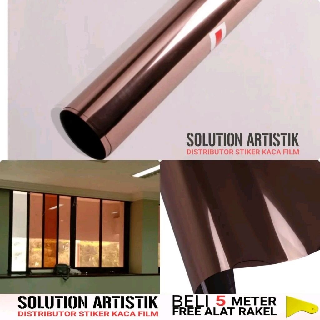Kaca Film Coklat Riben / Kaca film Brown Anti Panas