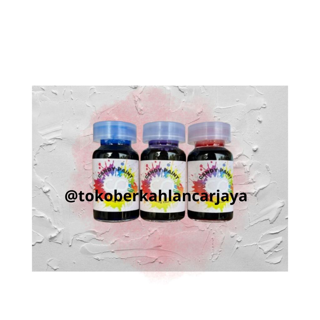 (OLES) 12.5 ML CAT CANDY PAINT CAT OLES CAT CHROME,ACRYLIC CAT OLES PEWARNA LOGAM INSTAN