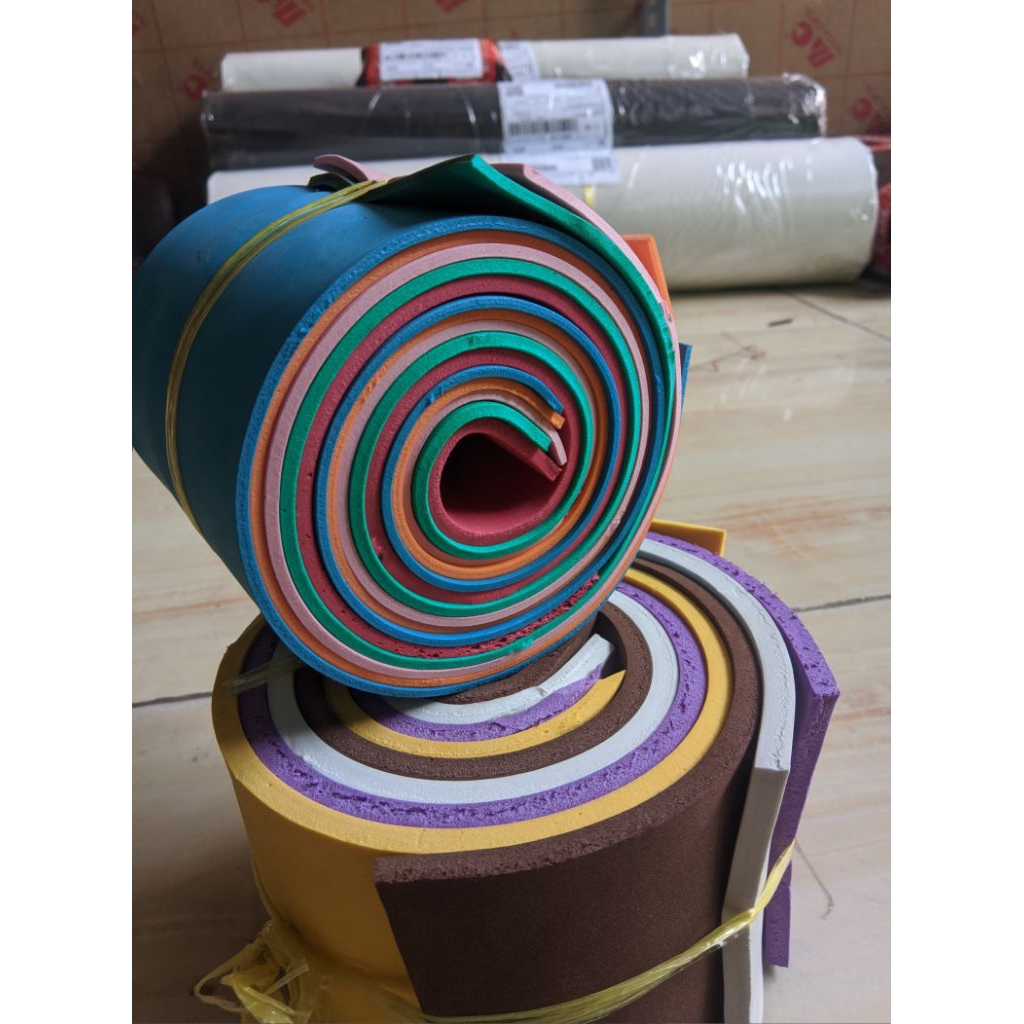 POTONGAN SPON EVA BUSA ATI KETEBALAN 10mm 50cm x 200cm SPON EVA BUSA SPON EVA LEMBARAN EVA FOAM ART