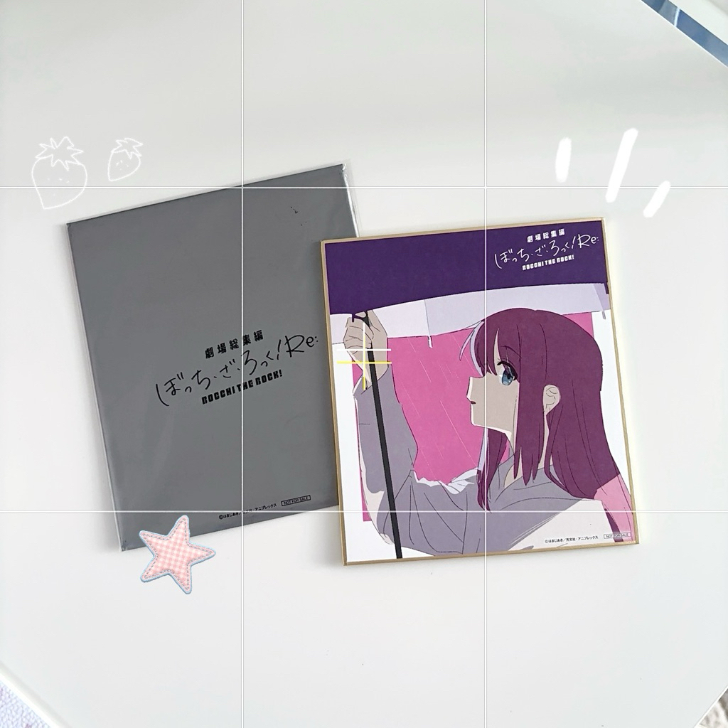 [Ready] Goto Hitori Visual Shikishi | Bocchi The Rock | Fan Screening Merch