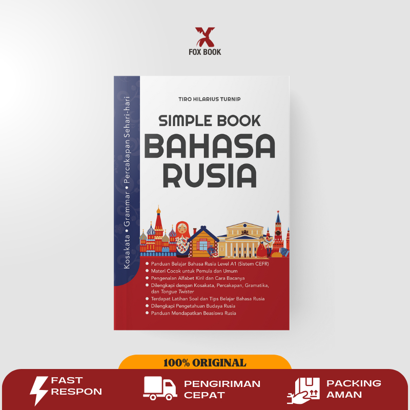 Simple Book Bahasa Rusia - Buku Belajar Bahasa Rusia Level A1 CEFR