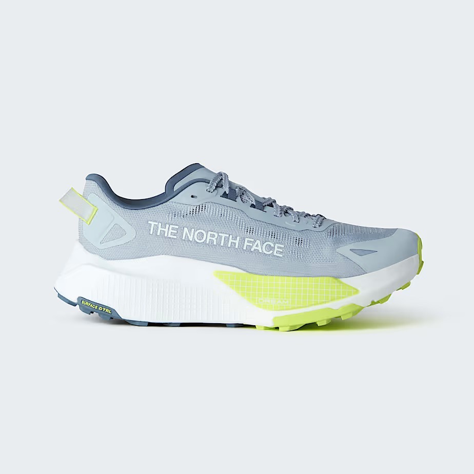 Original The North Face Altamesa 500 V2 Trail Running Shoes - Frost Grey Fizz Lime