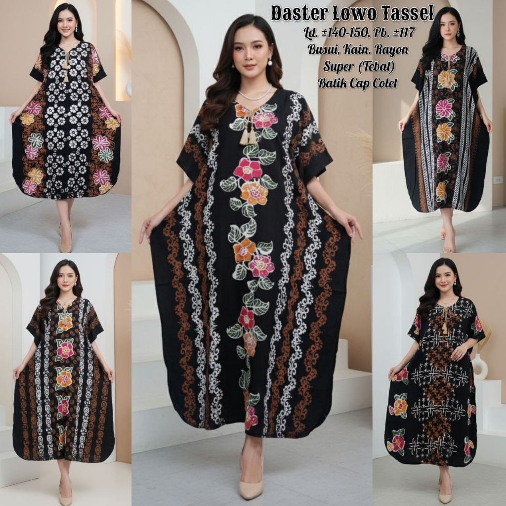 Daster Batik Cap Lowo Jumbo Ld 140 Terbaru