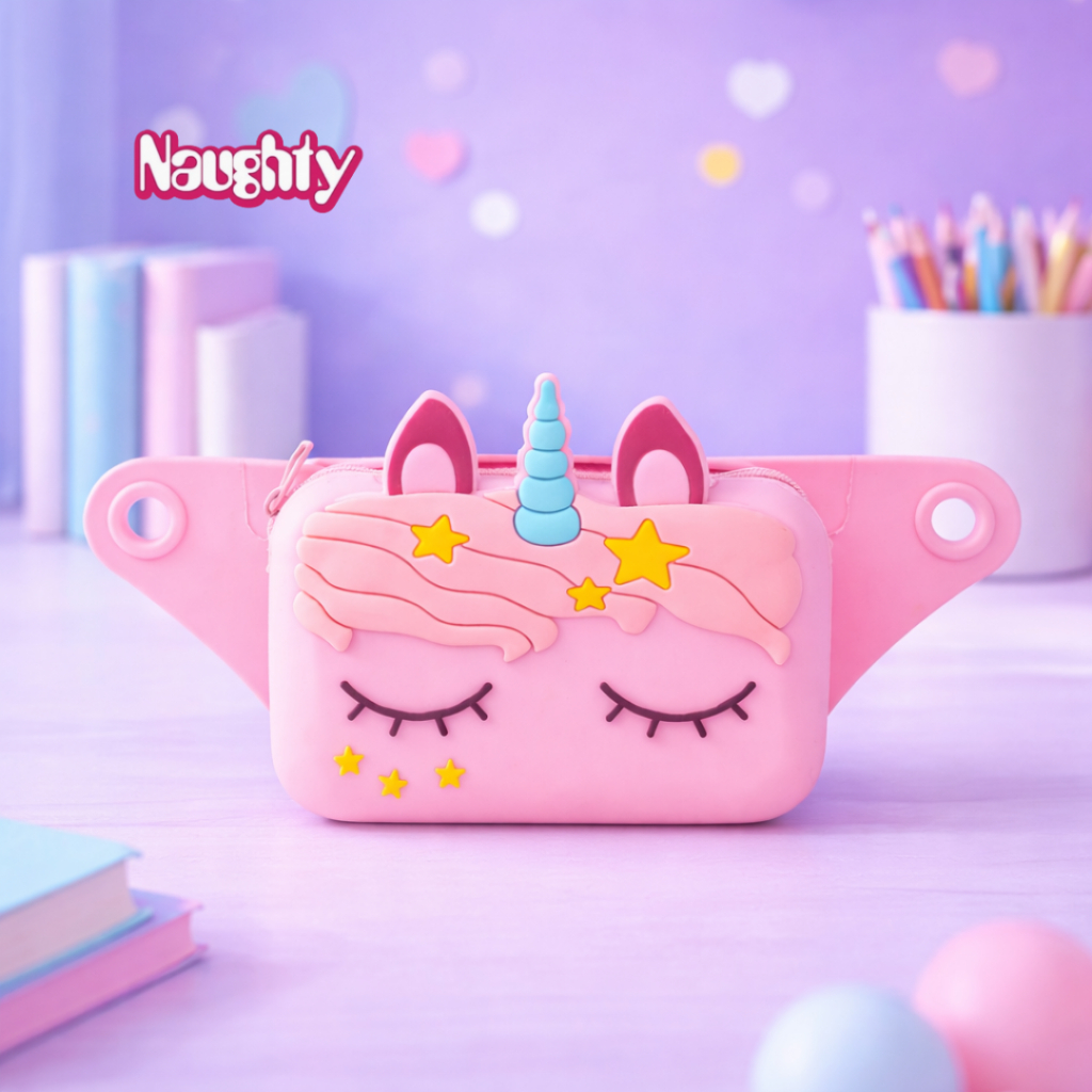 Tas Selempang Anak Mini Waist Bag Jelly Unicorn A923A 220310 Naughty Accessories