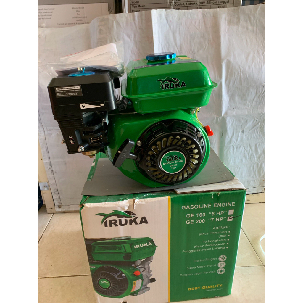 IRUKA MESIN PENGGERAK GX 200 7 HP