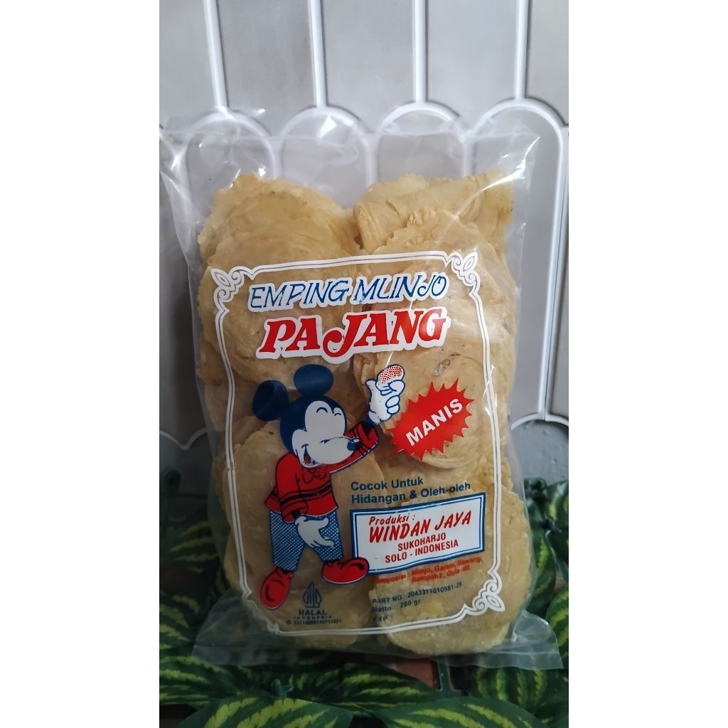 Emping Mlinjo Pajang 250 gram Mentah