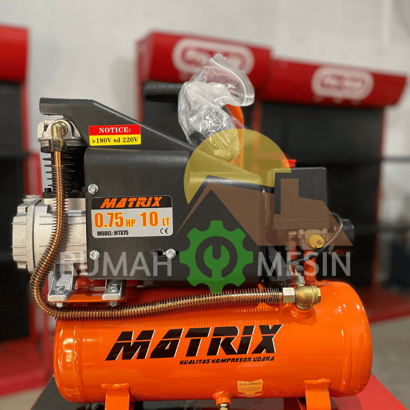 Kompresor Portable Kompresor Listrik Matrix MTX- 75/ 0.75HP
