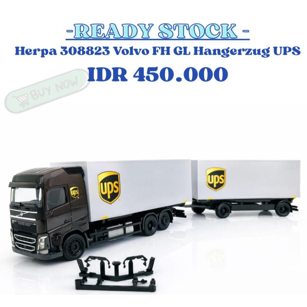 Herpa 308823 Volvo FH GL Hangerzug UPS. 1:87 HO