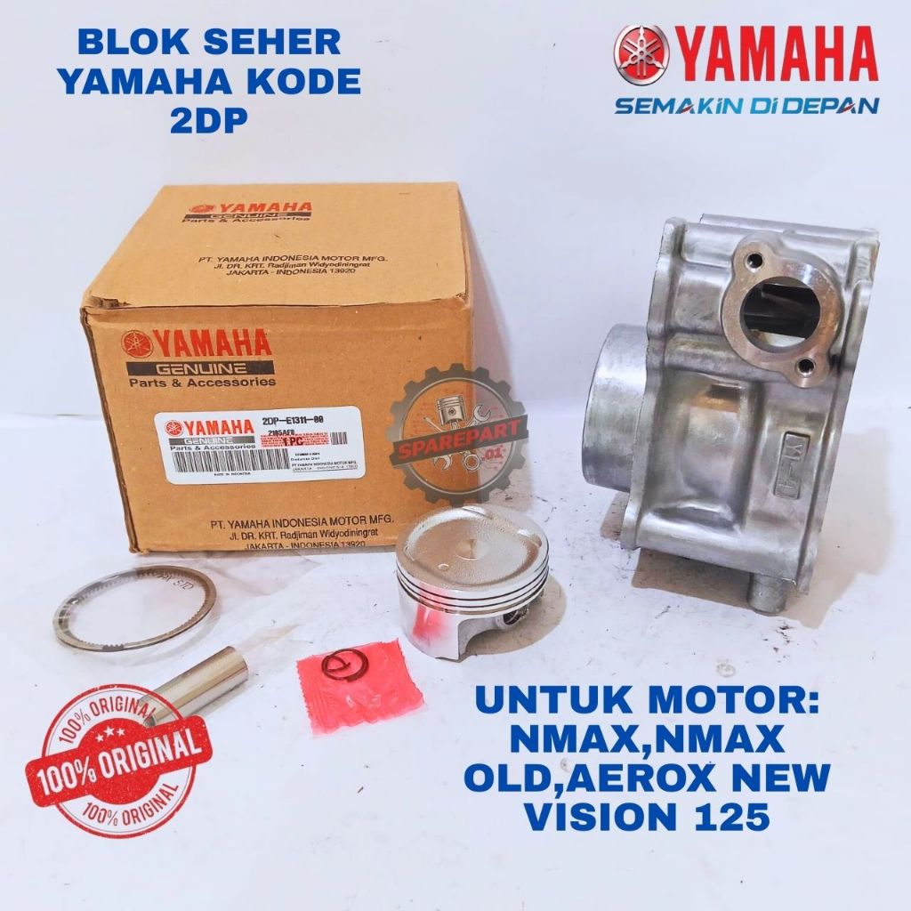 BLOK SEHER ORIGINAL YAMAHA  KODE 2DP, BLOK SEHER VIXION OLD/NEW, BLOK SEHER NMAX