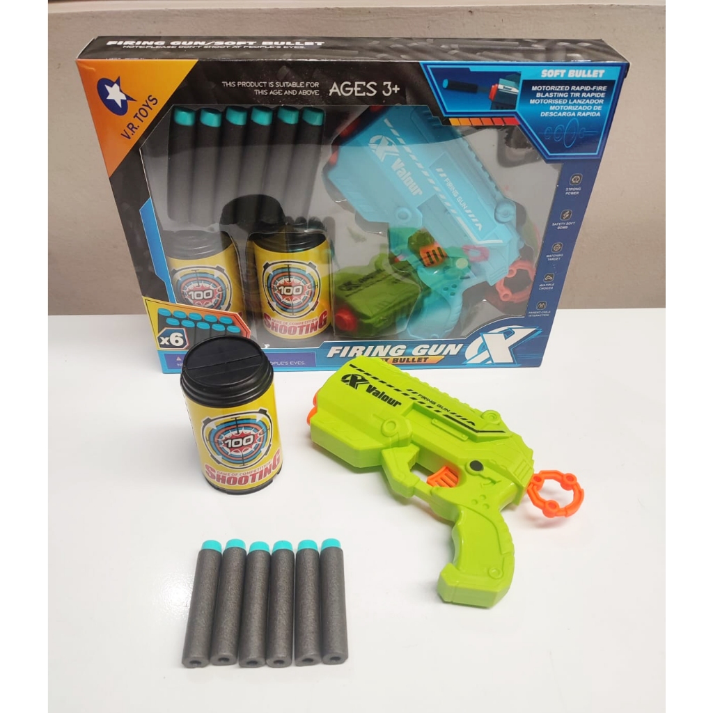 Mainan Anak Pistol Senjata Senapan Tembak Tembakan Peluru Busa STRIKE OUT AIRBALL Mainan KAdo Ulang 