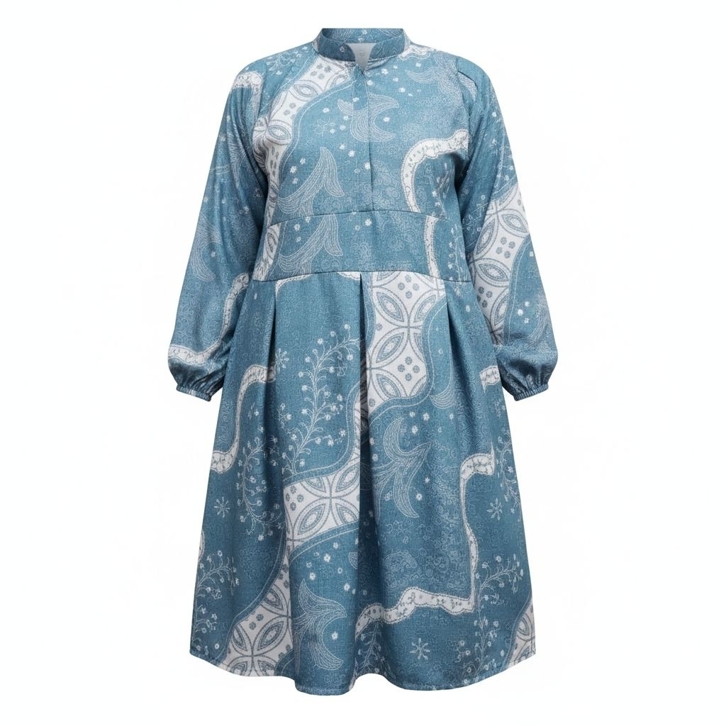 Tunik Batik  Wanita Lengan panjang