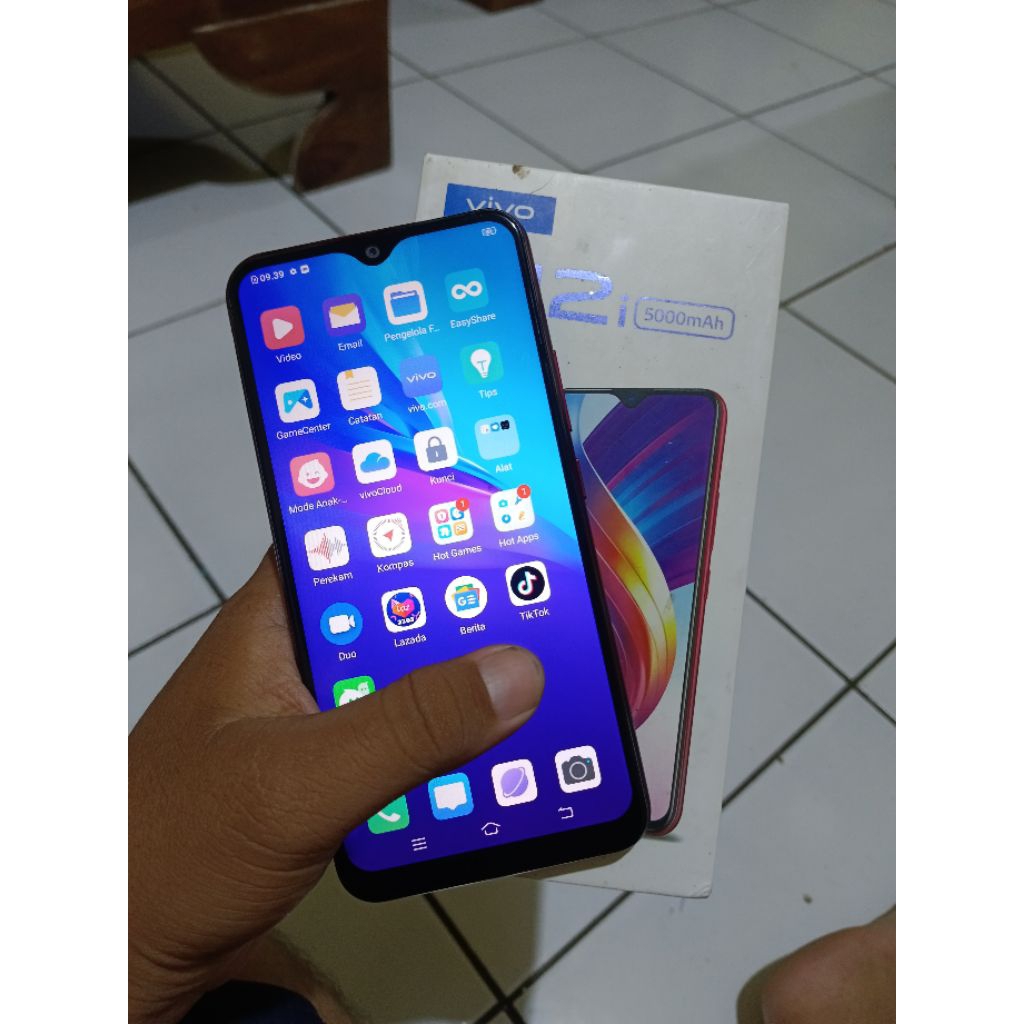 Vivo Y12i ram 3/32 handphone second berkualitas normal siap pakai fullset