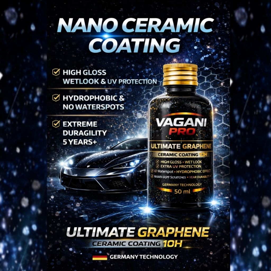 VAGANI PROMO ceramic coating ultimate graphene 10H+