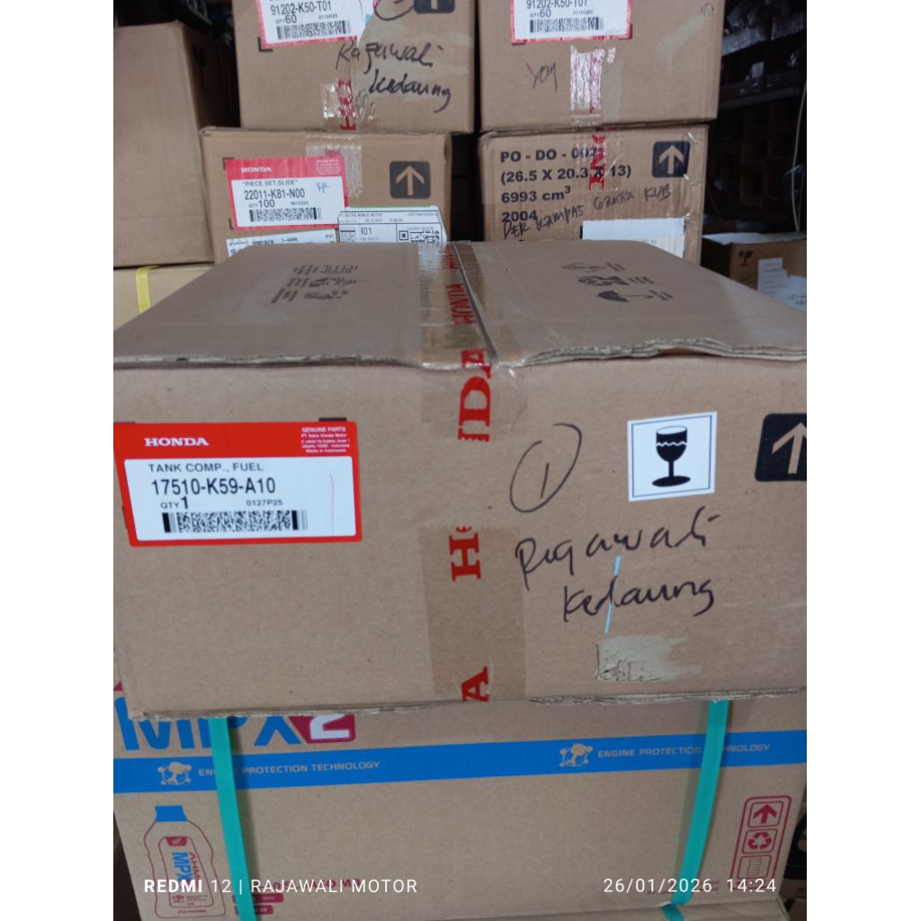 17510-K59-A10 Tangki Bensin Honda Vario 150 eSP k59 AHM Original