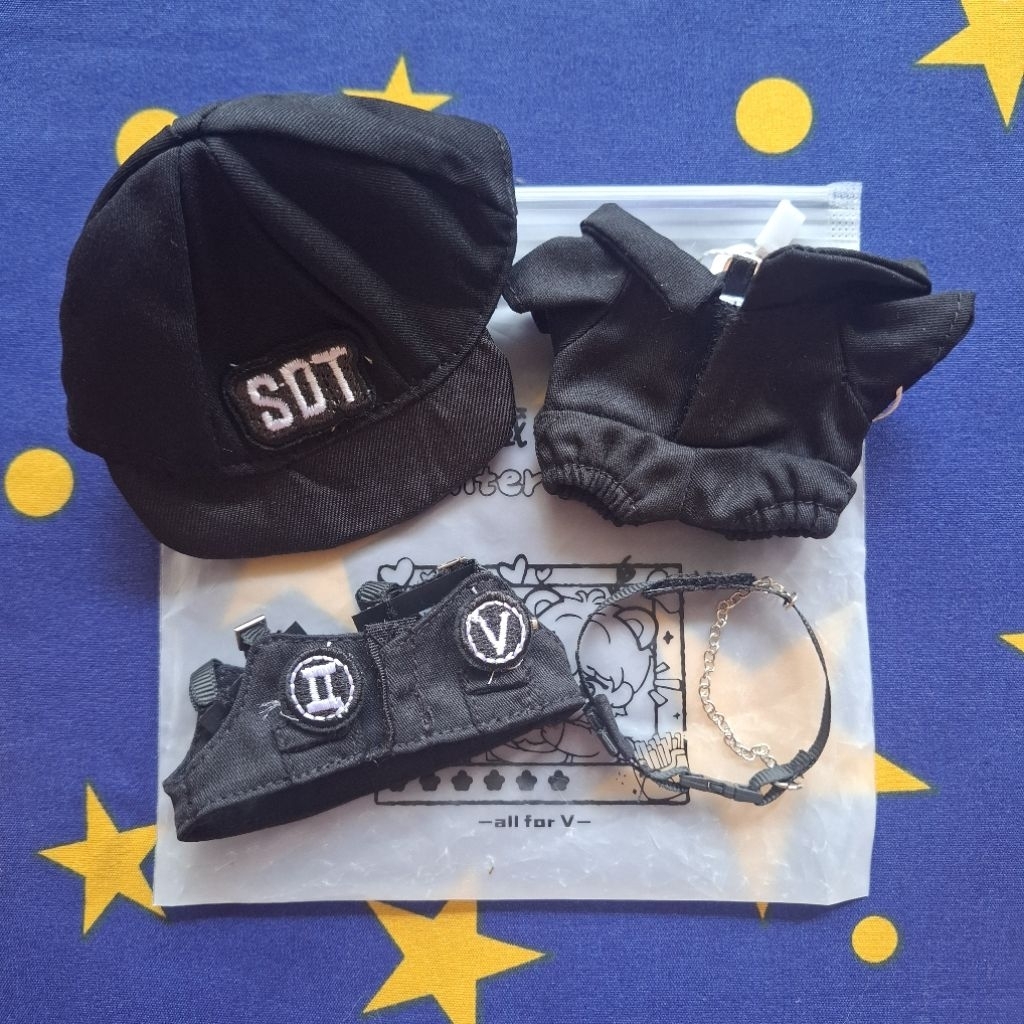 [READY] doll clothes sdt taehyung 10cm baju boneka kim taehyung thv bts uniform