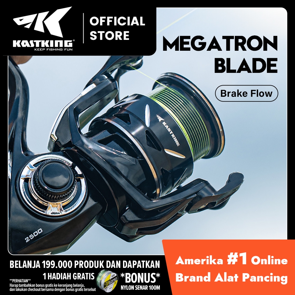 [OFFICIAL] Reel Pancing KASTKING MEGATRON BLADE Saltwater Power Handle 7+1 BB, 18kg Drag Spinning Re