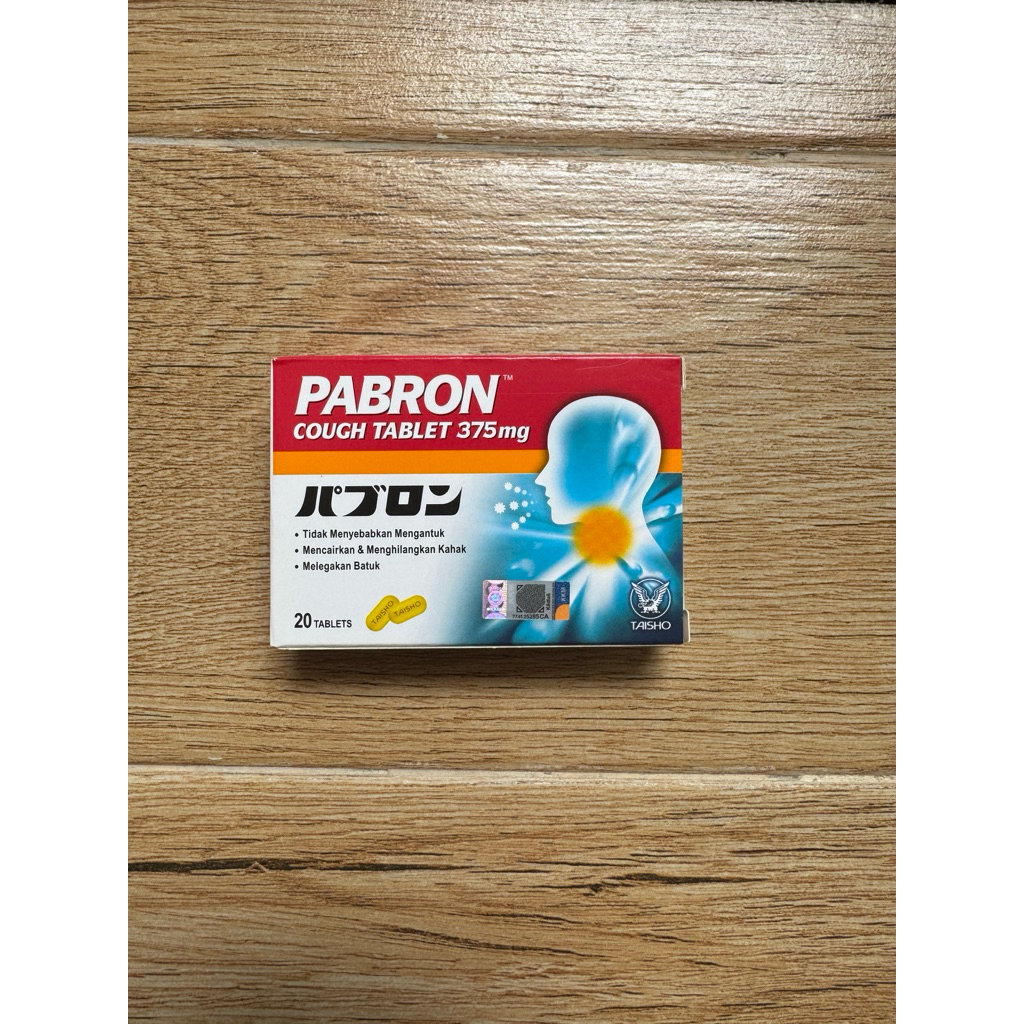 Pabron Cough Tablet 375mg isi 20