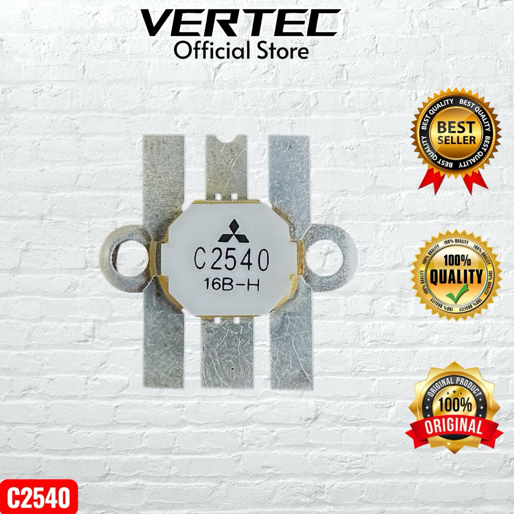 Transistor 2SC2540 C2540 Rf TR Final Boster VHF Transmiter Pemancar Fm Pengganti 2SC2630