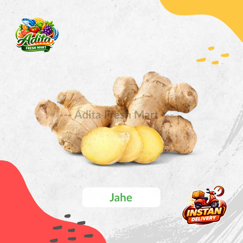 Jahe Putih Segar | Jahe Bumbu Masak | Jahe Segar