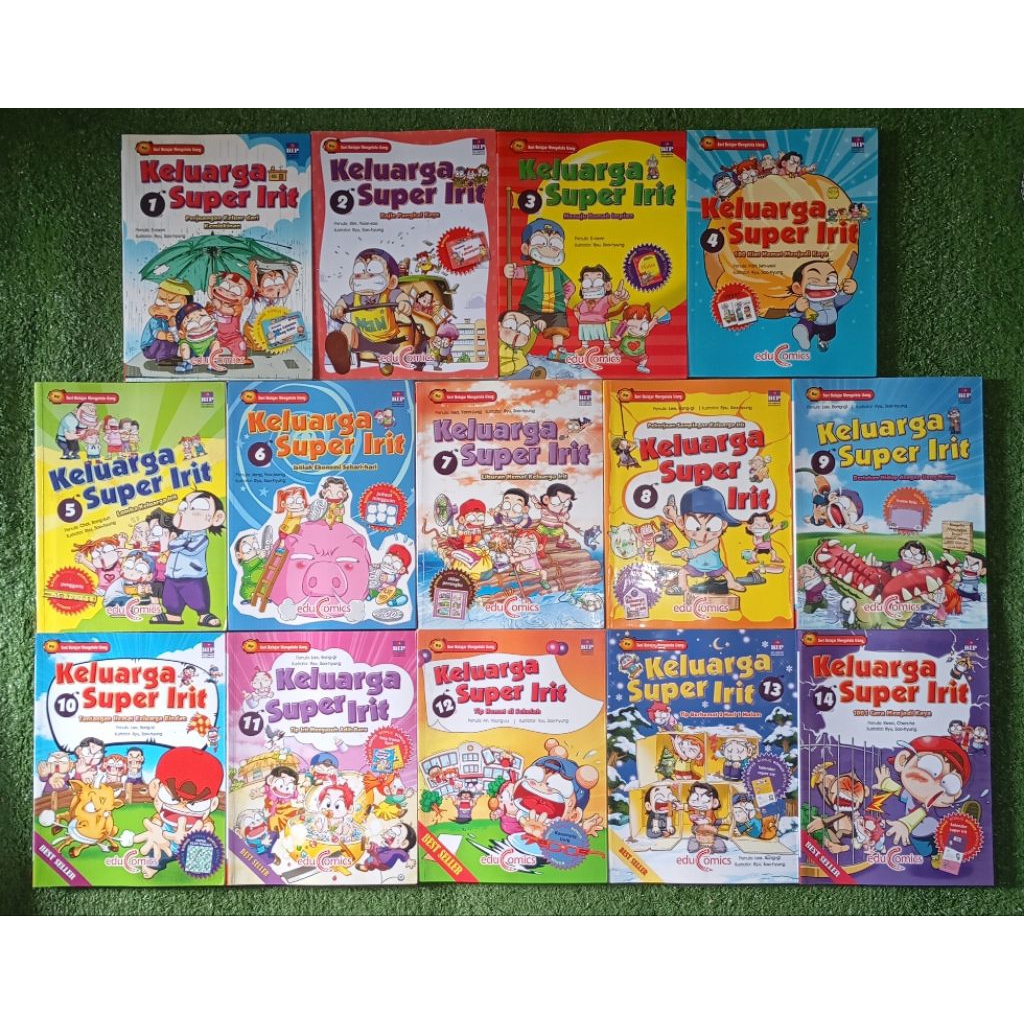 Paket Komik Keluarga Super Irit (1-14) (Ori, Bekas, Preloved)